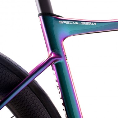 2025 Bianchi Specialissima RC Founder Edition - Celeste Spectrum - White alabaster