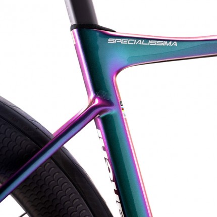 2025 Bianchi Specialissima RC Founder Edition - Celeste Spectrum - White alabaster
