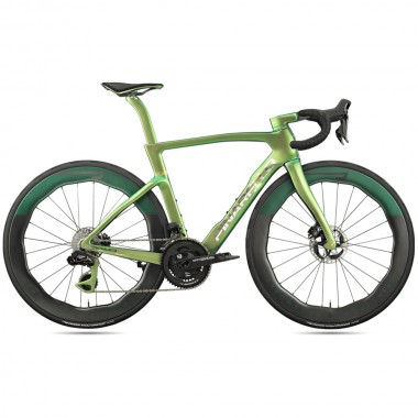 2025 Pinarello Dura Ace Di2 - SRM Crankset - Luxter Green 1k  Road Bike 2025 Pinarello Dura Ace Di2 - SRM Crankset - Luxter Green 1k  Road Bike